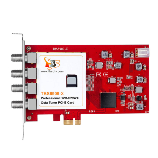 DVB-S2X/-S Octa-Tuner, PCIe Satelliten-TV-Karte,...